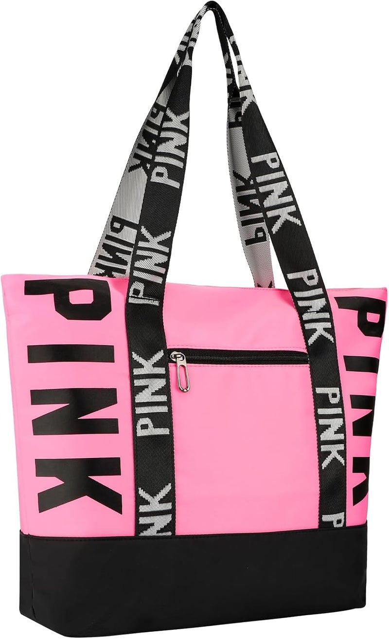 MOPERIL Travel Tote Bags for Women, Waterproof Beach Bag Spend the Night Bags for Women, Travel & Overnight Bag - Image 1